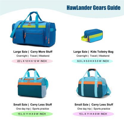 HawLander duffel bag for kids, ideal for sports and travel