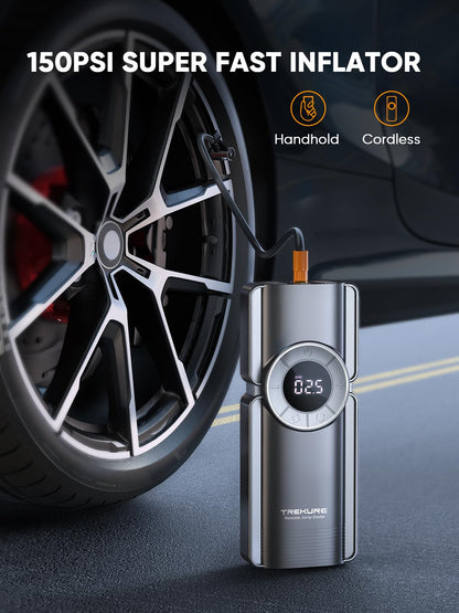 TREKURE jump starter with air compressor and 5000A battery pack