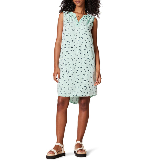 Shirt — Sleeveless woven A-line V neck shift design by Amazon Essentials