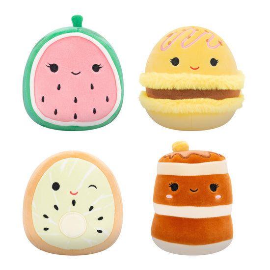Toy figure — Squishmallows original 5-inch food 4-pack collection