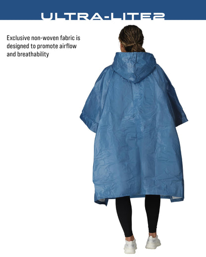 Coat — Lightweight and breathable waterproof poncho for adults and youth sizes