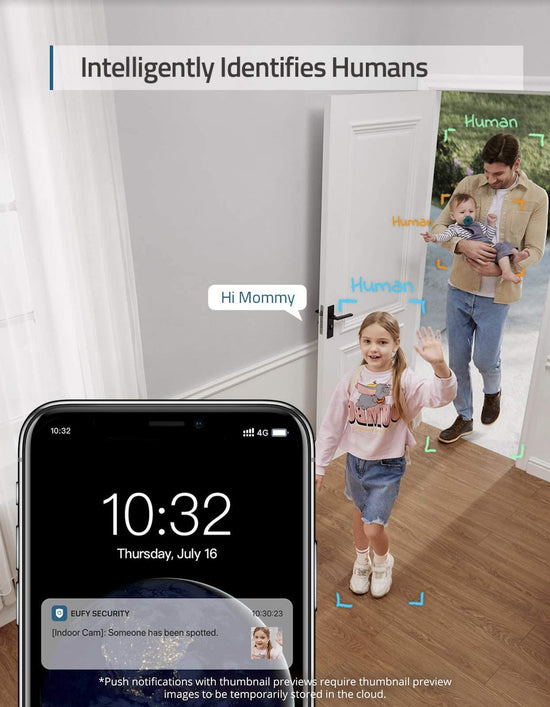 eufy Security Indoor Cam C120 — 2K indoor security camera with night vision and audio alerts
