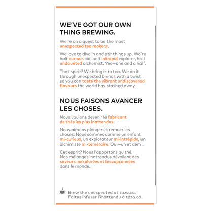 Tazo tea — Passion orange blend