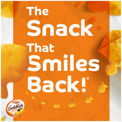 Pepperidge Farm Goldfish crackers multi-pack tray.