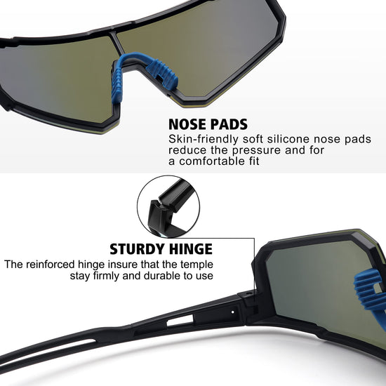 STORYCOAST polarized sunglasses — UV400 protection for sports and outdoor activities