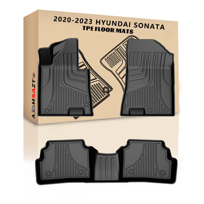 AOMSAZTO vehicle mat — Heavy duty TPE all weather protection for Hyundai Sonata 2020-2023