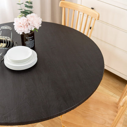 LIBERECOO round fitted tablecloth - Waterproof and stain-resistant design