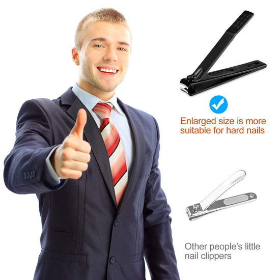 Nail clipper — professional manicure set with precision tools and storage case.