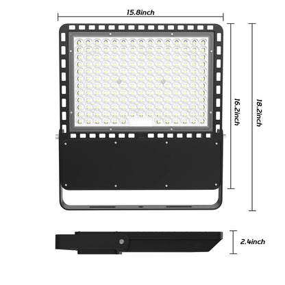 ILLSTAR 400W LED Stadium Lights,60000LM Super Bright LED Flood Light Outdoor for Arena,Backyard,Parking lot,Warehouse etc,100-277V Input,ETL Certification IP66 Waterproof.