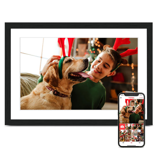 Pastigio digital picture frame — 10.1 inch 1080P touch screen with 16GB memory