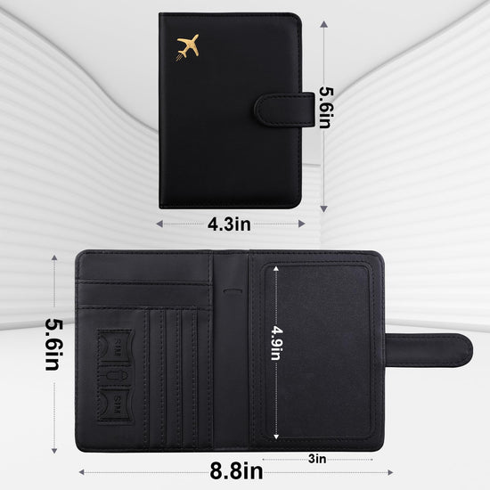 GOAUS passport holder - Travel wallet with RFID protection