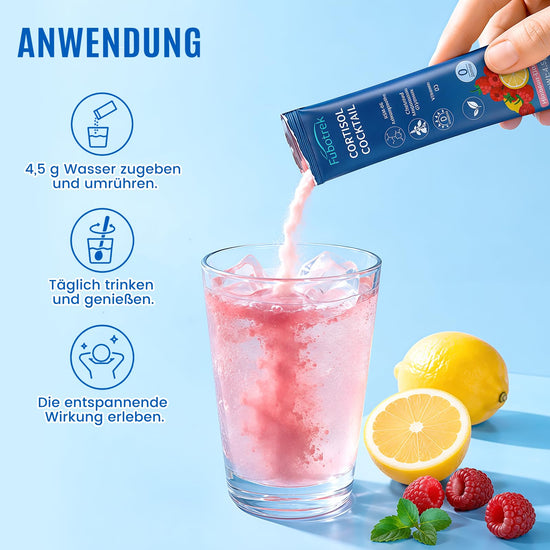 Jello Cortisol Cocktail Pulver, 20 Stücks Cortisol Senken zum Abnehmen