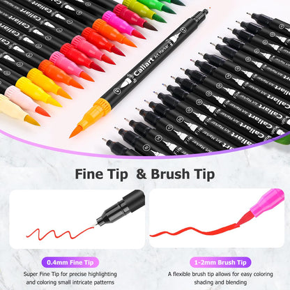 Marking pen — Caliart dual brush tip for coloring and journaling