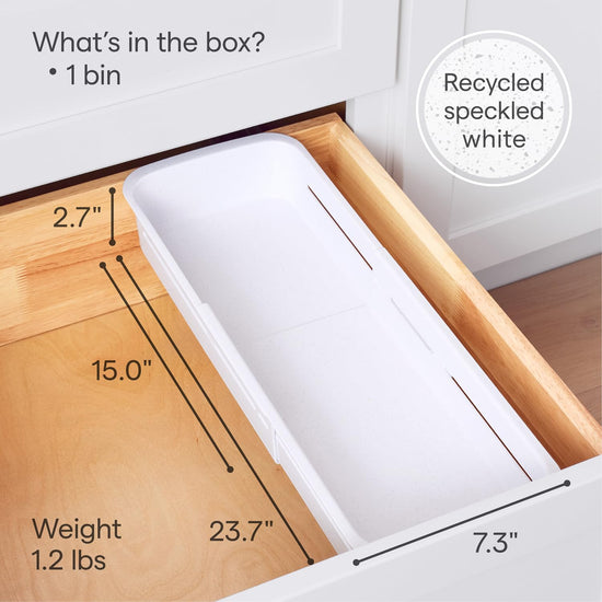 YouCopia DrawerFit sliding drawer tray with adjustable dividers