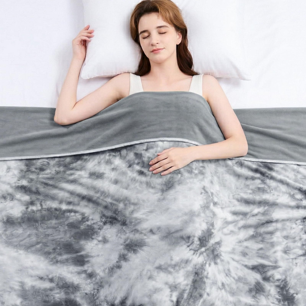 Topcee cooling blanket — Arc-Chill Q-Max>0.35 double sided for night sweats