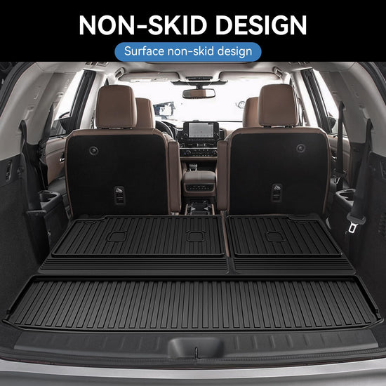 Vehicle mat — AOMSAZTO cargo mat backrest liner for Nissan Pathfinder 2022-2026