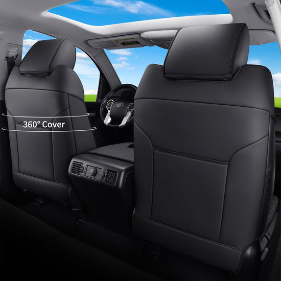 Huidasource Tacoma seat covers - Nappa leather for Toyota Tacoma 2024-2026