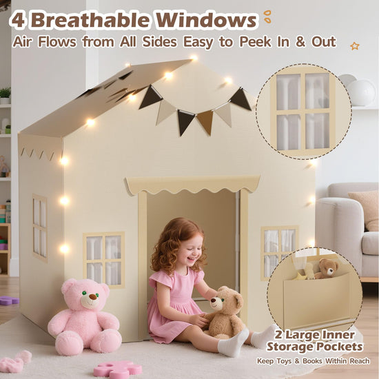 Collapsible play structure — Star light and padded mat included