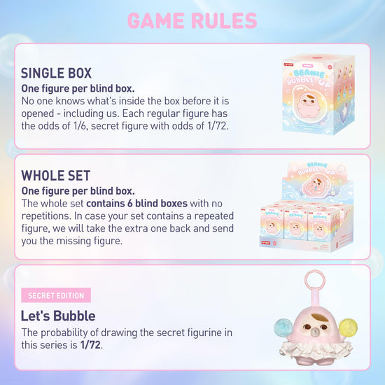 Toy figure — Pucky beanie bubble UP series plush pendant blind box