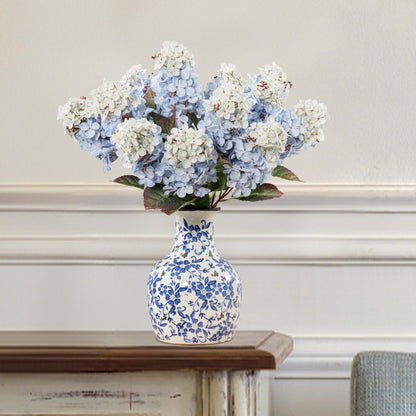 Ttranewsoo artificial hydrangea flowers for home and wedding decor, 8 pieces