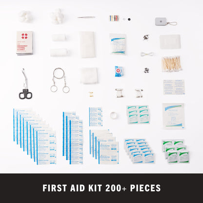 Swiss Safe first aid kit with bonus mini kit for travel and home use