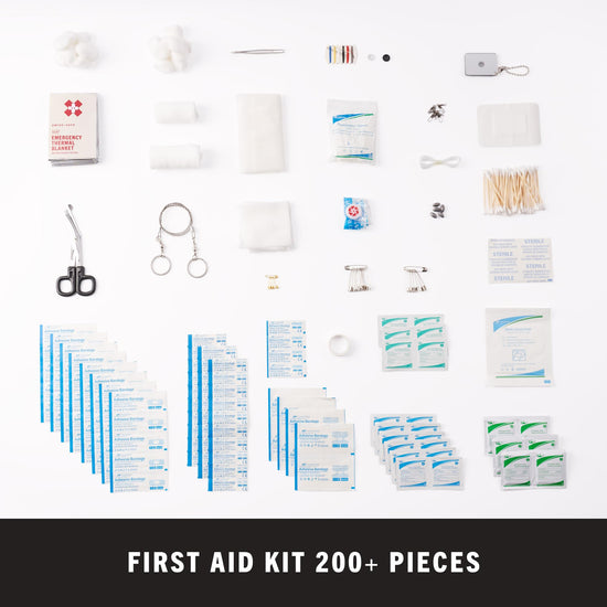 Swiss Safe first aid kit with bonus mini kit for travel and home use