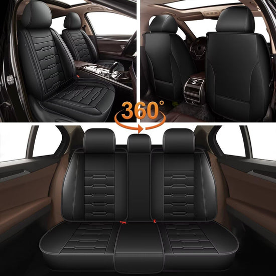 AOMSAZTO vehicle seat cover — waterproof leatherette for Fiat 500L 500X