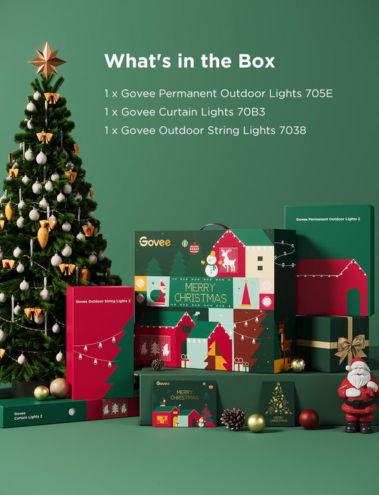 Govee string lights set — 100ft outdoor lights with Alexa and Google Assistant support
