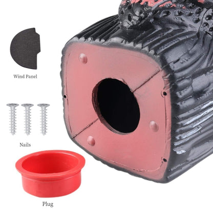 Hedoc pest control device — rotating head owl decoys to scare birds away