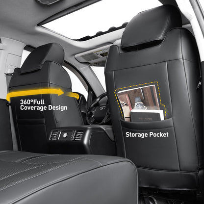Super cover for Toyota Tundra seat covers with carbon fiber