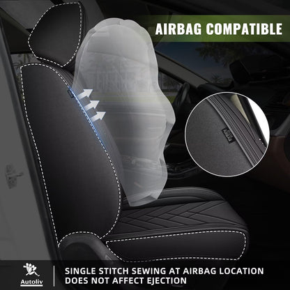 Vehicle seat cover — Premium waterproof leather for Volvo S60 2001-2019