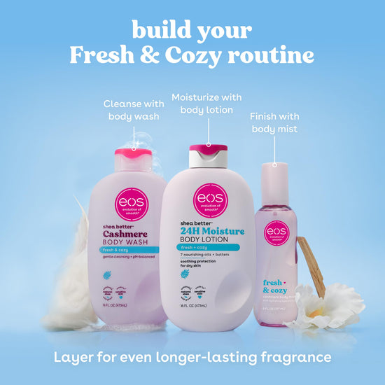 eos 24H moisture body lotion — travel size formula