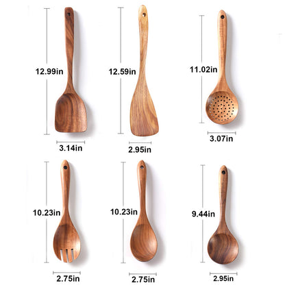 Spoon — Teak long handle design by Gudamaye