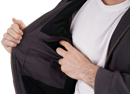 Coat — Quilted flannel lining and waterproof design