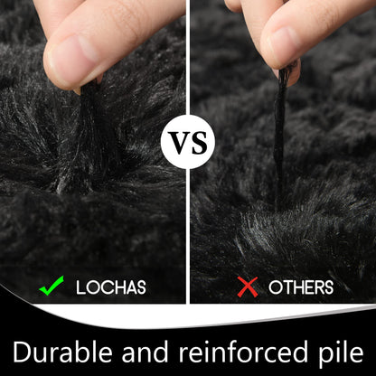 RUG — Ultra soft fluffy design for living room and children's bedroom decor