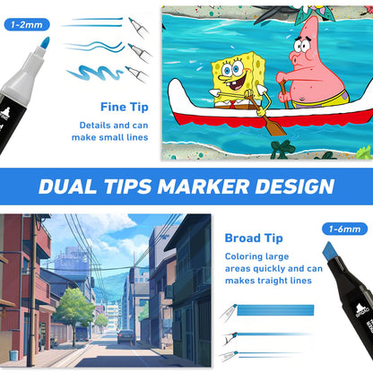 Zmcik marking pen - Alcohol-based markers for vibrant colors and smooth blending