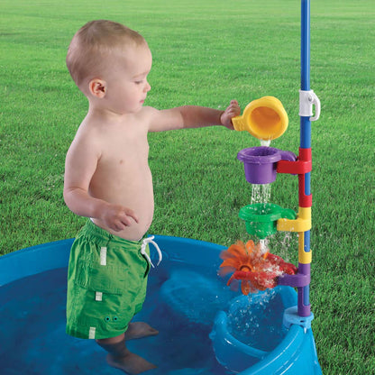 Step2 splash pool with umbrella and toy accessories for toddlers 2+ years old