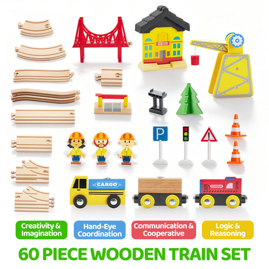 Toy vehicle set — fun train experience from SYNCFUN