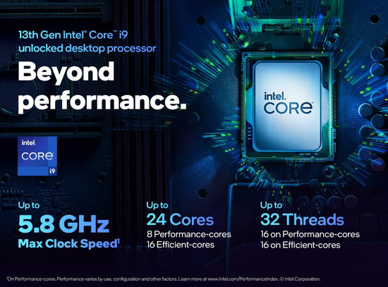 COMPUTER_PROCESSOR — Intel Core i9-13900K 24 cores with integrated graphics, unlocked