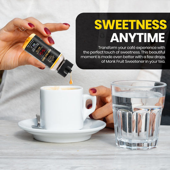 SubSugar liquid monk fruit sweetener with pump dispenser - zero calorie sugar substitute 8 fl oz