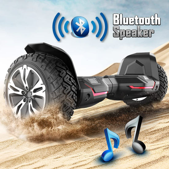 Gyroor Warrior self balancing electric vehicle with Bluetooth speakers and LED lights