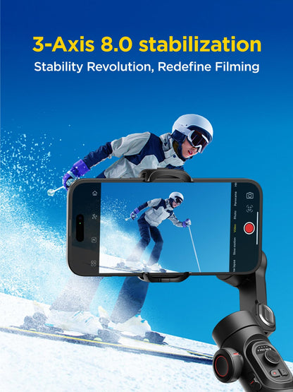 AOCHUAN camera support with RGB magnetic fill light and face tracking wheel
