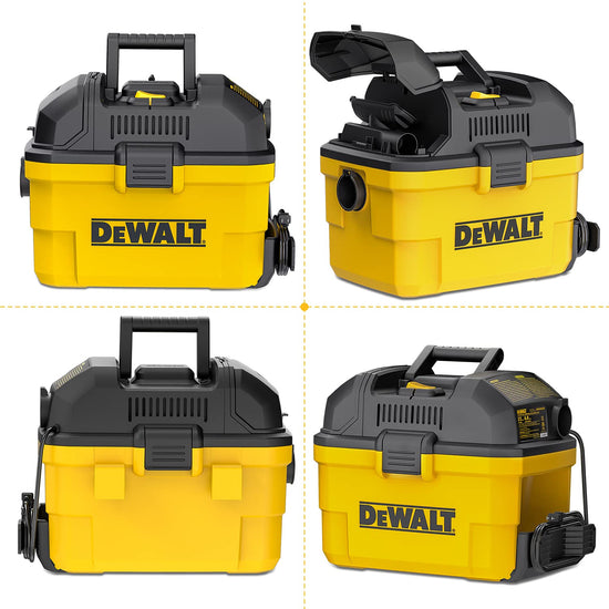 Dewalt vacuum cleaner — Portable 6 gallon wall-mounted wet dry model DXV06G