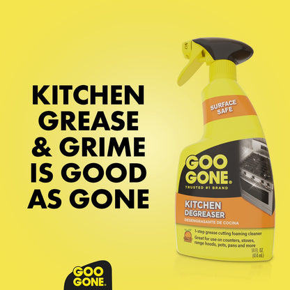Goo Gone kitchen degreaser — effective formula for tough grease removal