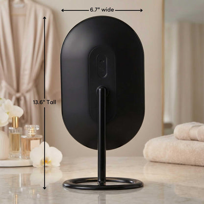 Fancii LED lighted vanity mirror — rechargeable cordless design with dual magnification and 3 light settings