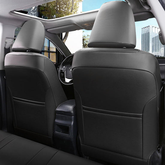 HKZ vehicle seat covers — custom fit leather for Toyota Camry Hybrid 2012-2017