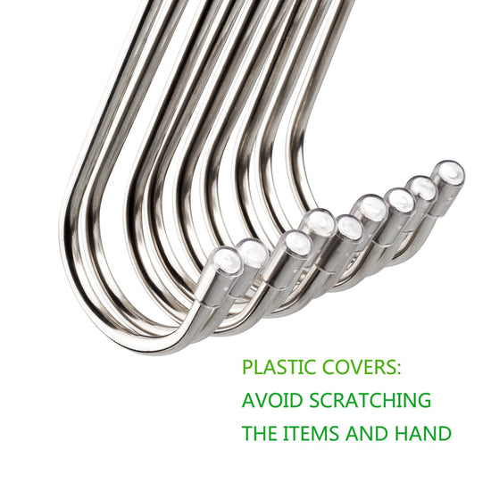 Storage hook — Evob 20 pack stainless steel S shaped hangers for various uses