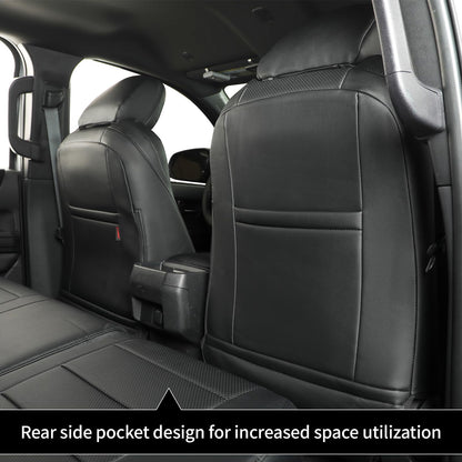 Vehicle seat cover — Luxury waterproof faux leather for 2024-2026 Ford Ranger