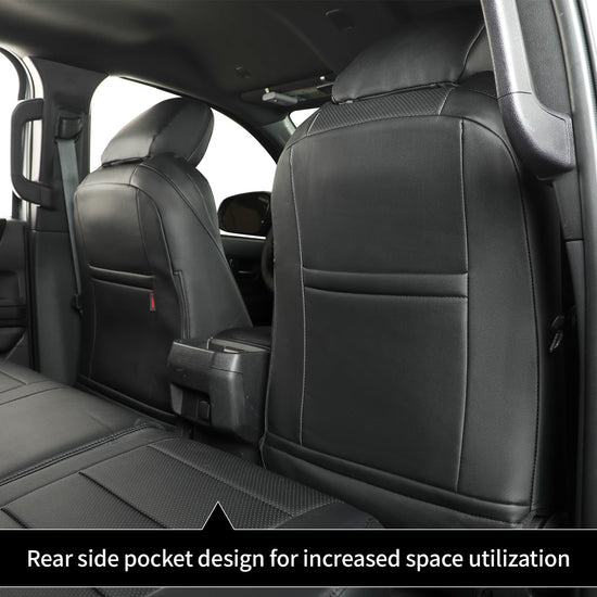 coverdream RAM seat covers - waterproof leather protection for 2019-2026 Ram 1500 CrewCab