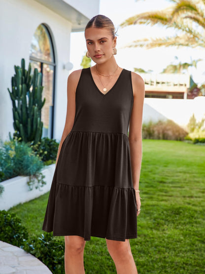 Eayouko dress with pockets and tiered flowy design